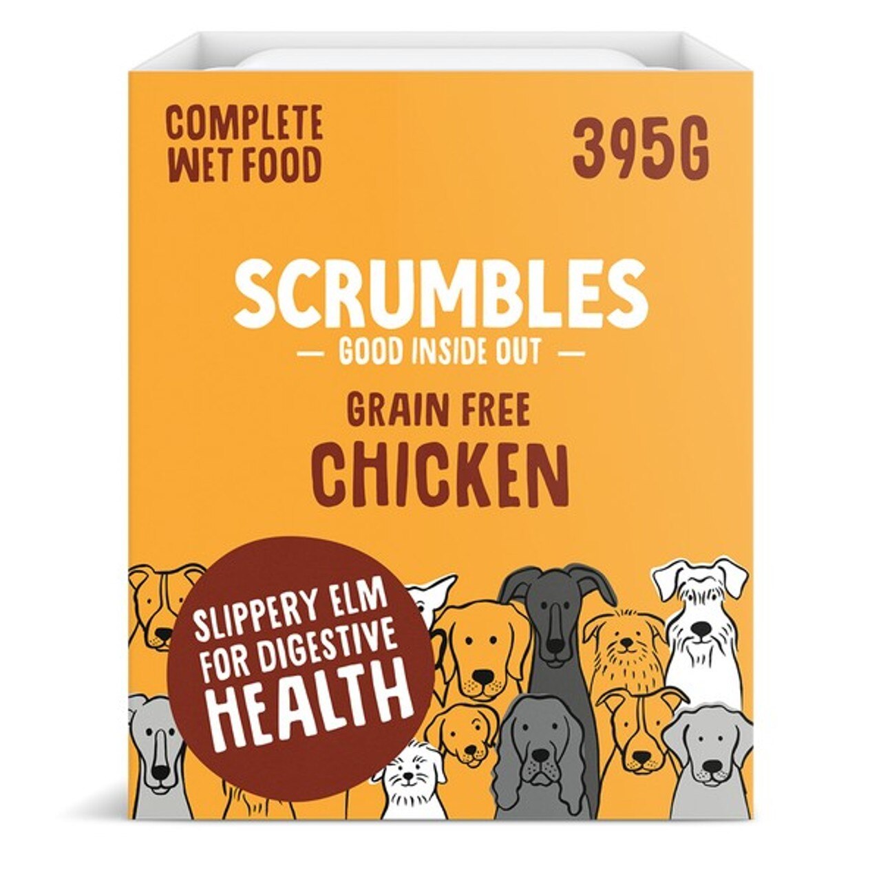 Scrumbles Scrumbles Chicken Adult Wet Dog Food pet food packaging